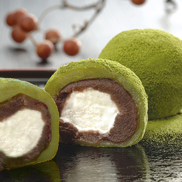 抹茶大福 みどり姫【6個入】 | 取扱商品 | 「あん」ひとすじの和菓子屋